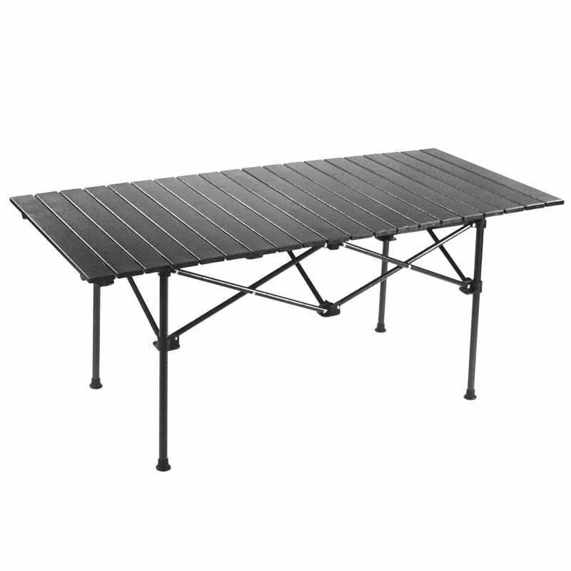 Outdoor lightweight portable dining aluminum folding table with wholesale price