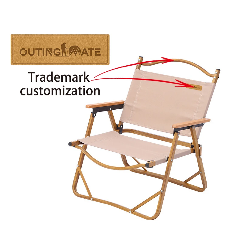 Outing Mate wholesale stable structure lightweight small folding camping chair , aluminium foldable camping chairs