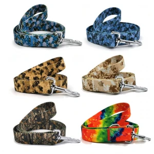 Padded Handle Dog Leash Metal Clips With Matching Collar Sold Separately