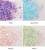 Import Paillette glass paper flake nail glitter from South Korea