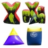 paintball inflatables with 0.45mm and 0.9mm PVC