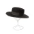 Import Panama Type Round Flat Top 100% Wool Material Women Fedora Hat With Ribbon Decoration from China