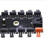 PC 1 to 10 4Pin Molex Cooler Cooling Fan Hub Splitter Cable PWM 12V 4Pin Power Supply Adapter