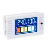 Peacefair PZEM-023 0-100V DC Color LCD Volt Meter Digital Electric Panel Meter Battery Meter