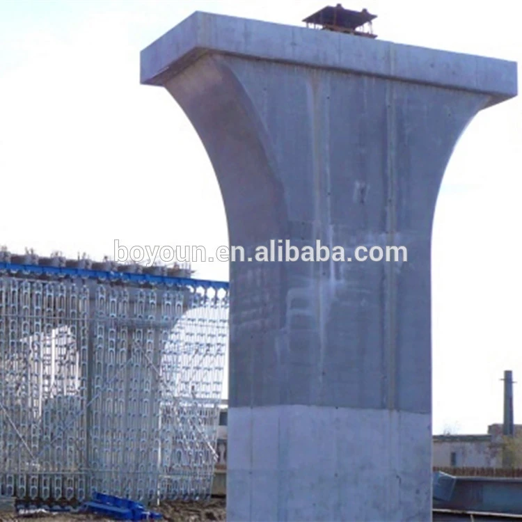 Peri Formwork Precast Concrete Mould Bridge and Viaduct Pillar Base Column Mould Pier Formwork System