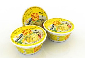 "Pho Pho" Chicken Flavor Instant Rice Noodle (Bowl)