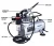 Import Piston Type Oil Free Machine Tattoo Air-Compressors Airbrush Set with Compressor from China
