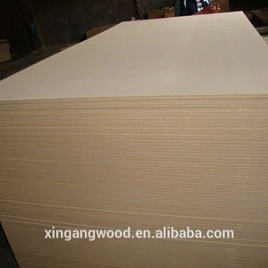 plain mdf board/melamine mdf board for furniture in 680kg/m3 and 720kg/m3