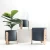 Import Planters Green Small New Style Iron Box Seed Split Holder Garden Decor Rack Wood Metal Stand Succulent Plant Flower Pot Planters from China
