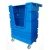 Import Plastic cube truck, plastic laundry truck, plastic laundry cage cart from China