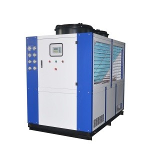 Plastic Machine Cooling Water Chiller 30 Tons 40 HP Refrigeration Equipment Chiller For Extruder