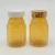 Import Plastic PET tablet bottle pharmacy medical supplement orange pill bottle with gold UV cap in 150ml 200ml 250ml from China