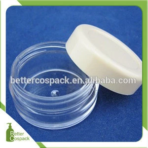 Plastic PP Cap jar 10g eye cream jar cosmetic jar