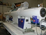 plastic vacuum forming machine for extruding pipe