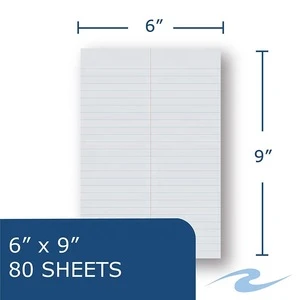 pocket spiral Steno noteBooks, Assorted Pack with custom pages printing