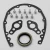 Import Polished Aluminum Timing Chain Cover Fits SB For Chevy 283 305 327 350 383 400 from China