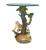 Import Polyresin artificial vividly  Leopard Coffee Table for garden decoration from China