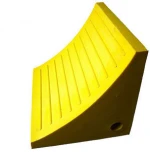 Polyurethane Wheel Chock With Handle For Large Equipment UWC11