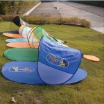 pop up beach tent sun shelter/ instant sun shade tent foldable beach mat/foldable travel shelter tent