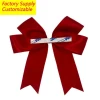 Popular beautiful Pretty fashion stylish hot Design Gift Wrapping Handmade Pretied Premade Red Satin Ribbon Bow for gift packing