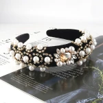 Popular Fashion Design Pearl Hand made Sponge High Quality Hair Accessoreis Head band