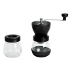 Portable Glass Ceramic Burr Coffee Grinder Washable Manual Coffee Bean Mill Grinder