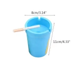 Portable Outdoor Windproof Candy Color Colorful Double-layer Car Ashtray