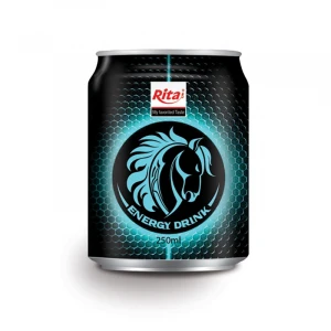 Power Soft Drink 250ml Short Canned Gold Elephants Energy Drink