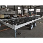 prefab prefabricated flat pack modular container camper portable trailer mobile tiny home house on wheels