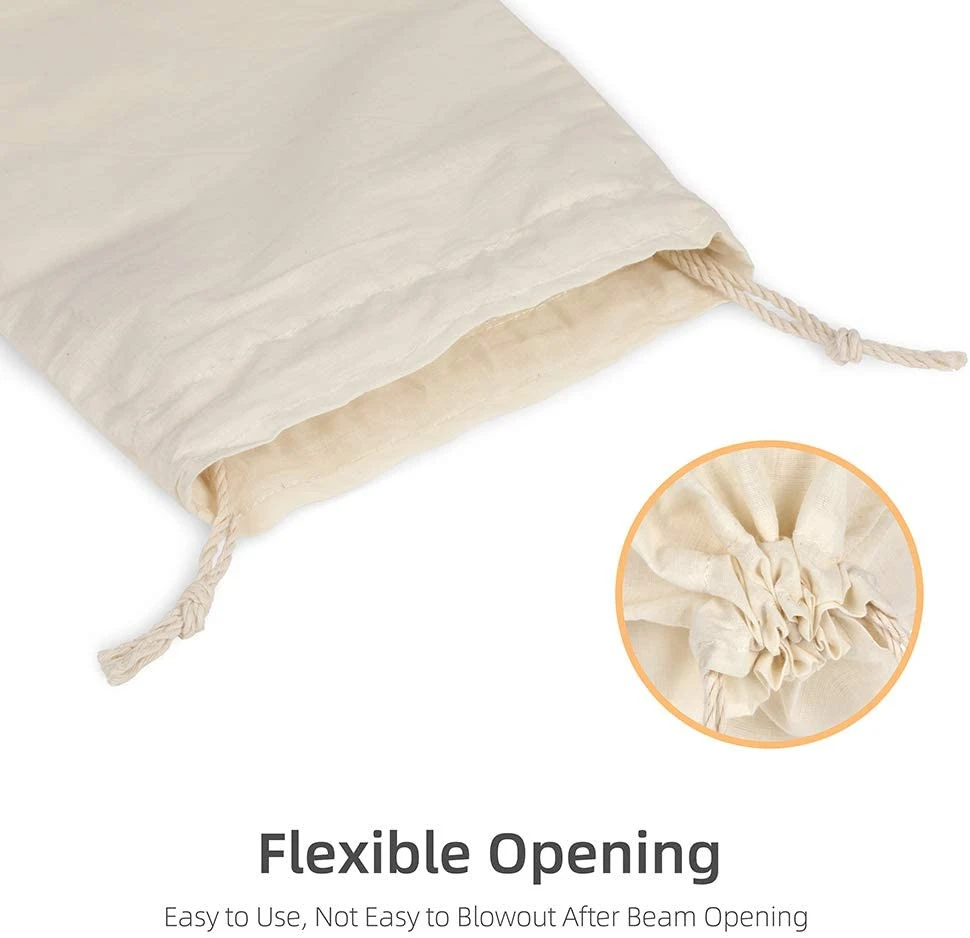 Premium super fine organic cotton cloth milk  filter bags