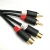 Import Premium True Gold Pins 2 RCA Male to 2 RCA Female Stereo Audio Extension Cable from China