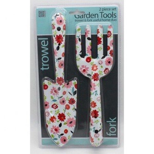 Printed gardening tools kit,garden hand tool set, shovel, fork
