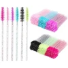 private label eco friendly handle cleanser lash brush mascara wand spoolie brush