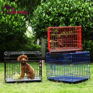 Produce cheap and high quality bit-resistant and boldly folded pet wire dog cage