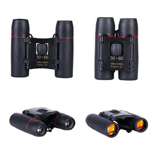 Professional 30x60 Zoom Outdoor Travel Folding Day Vision Binoculars Telescope for Adults
