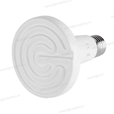 Professional 90mm Upgraded Thicker E27 Infrared Reptile Ceramic Heat Emitter Lamp Light Bulb