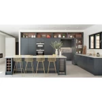 Professional Design Top Modern Solid Wood Kitchen Cabinet