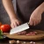 Import professional high quality stainless steel kitchen knife set of 9 pcs from China