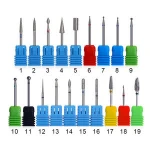 Professional Nail Drill Bit Cutter Cuticle Remover Cuspidal Grinding Polish Manicuring Tool
