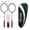 Professional Player Racket Badminton Full Carbon Racquet Tension 22-35lbs