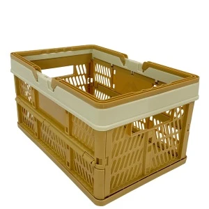 Promotion gift plastic storage basket foldable supermarket basket easter basket