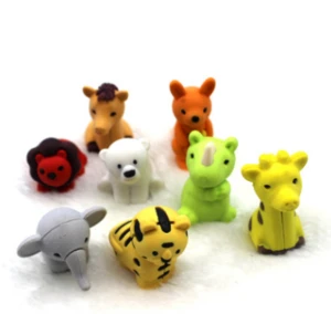 promotional 3d animal cutomized eraser