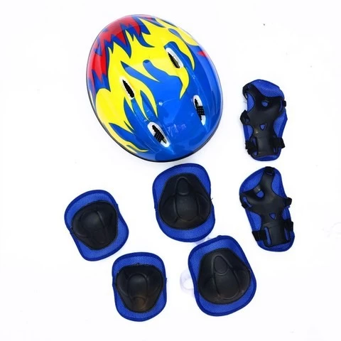 Protect 7pcs/set Kids children Scooter sport protector set Helmet Knee & Elbow pads protective pads set