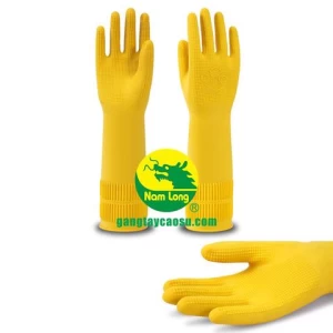 Protect Hands Best Gloves Wholesale Kitchen, Cleaning, Dish Washing Gloves Natural Rubber/Latex Gloves - Size M (35cm)