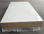 Pure white high glossy acrylic mdf board