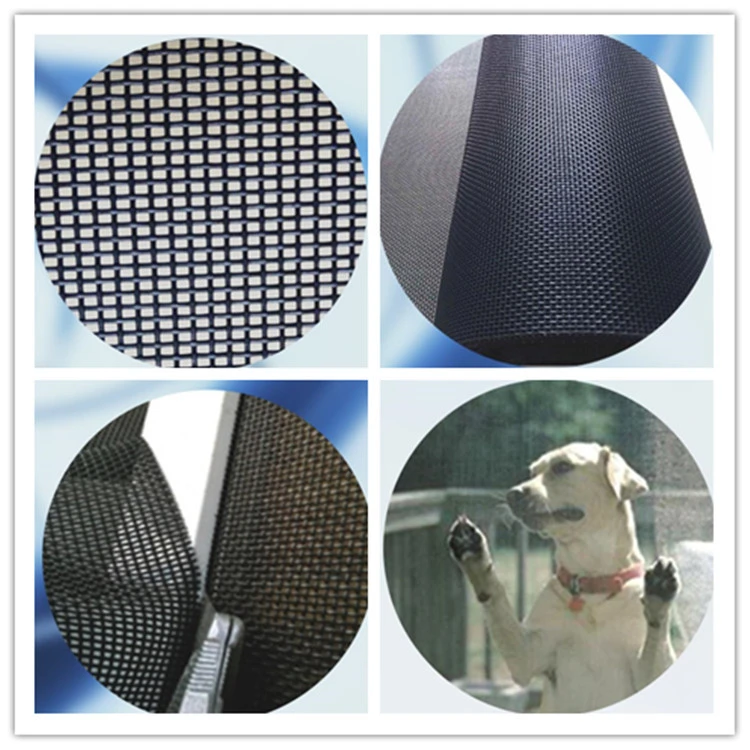PVC Coated Fiberglass or Polyester Insect Roller Mosquito Invisible Window Screen Mesh Wire Mesh Netting Window Gauze