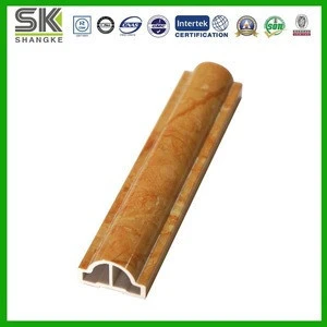 PVC Marble Stone Moulding Plastic Decorated Profile