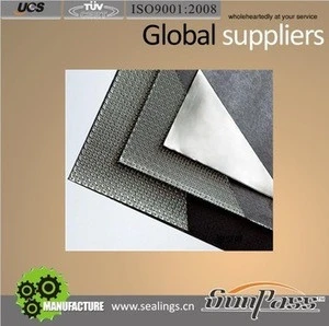 Pyrolytic Graphite Thermal Conductivity SS304 Tanged Insert Reinforced Graphite Sheet