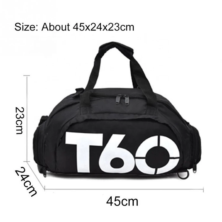 Qetesh Portable Travel Fitness Handbag Waterproof Outdoor Luggage Duffle Bags