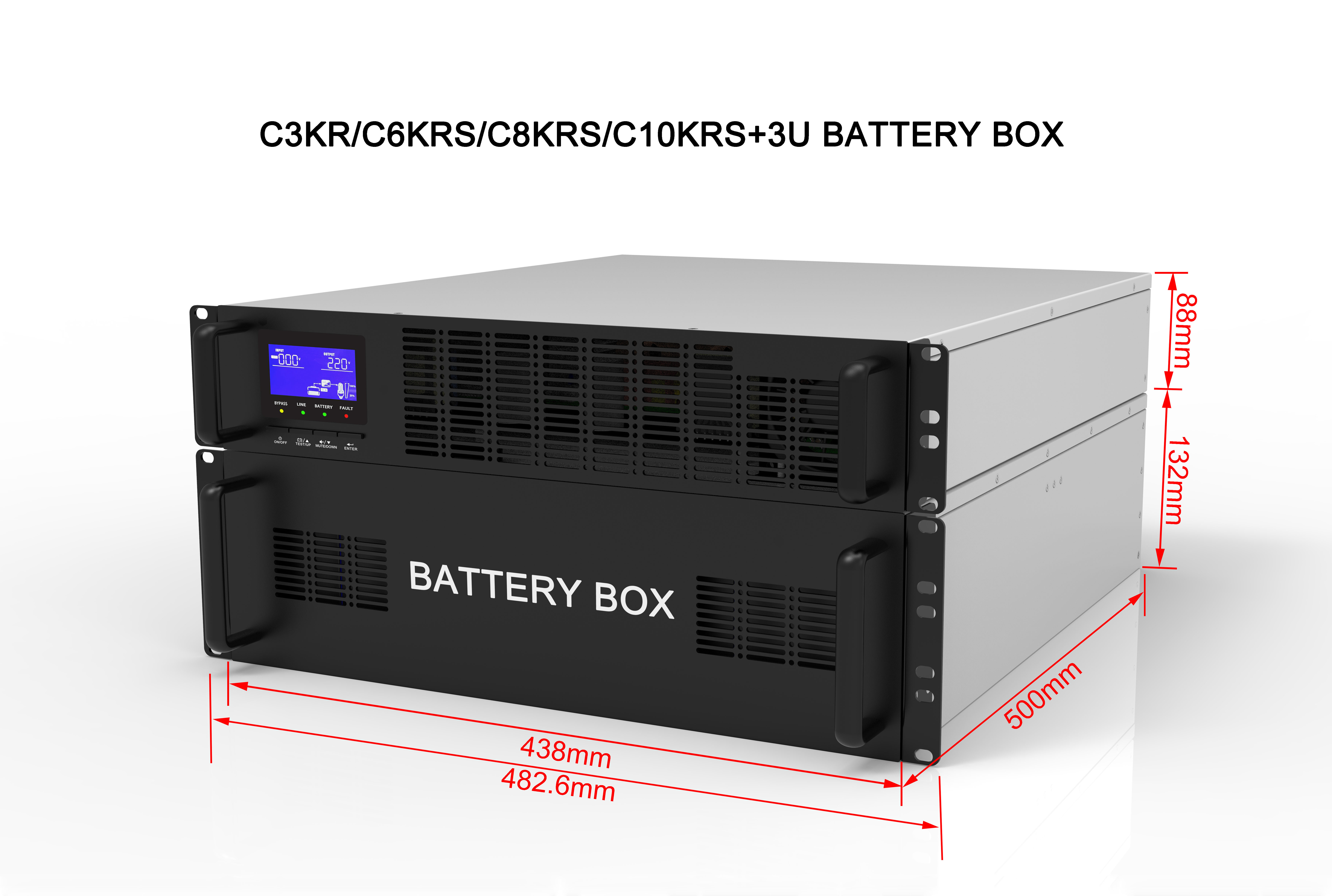 Buy Rack Mount Ups 3kva High Frequency Online Single Phase Built-in ...